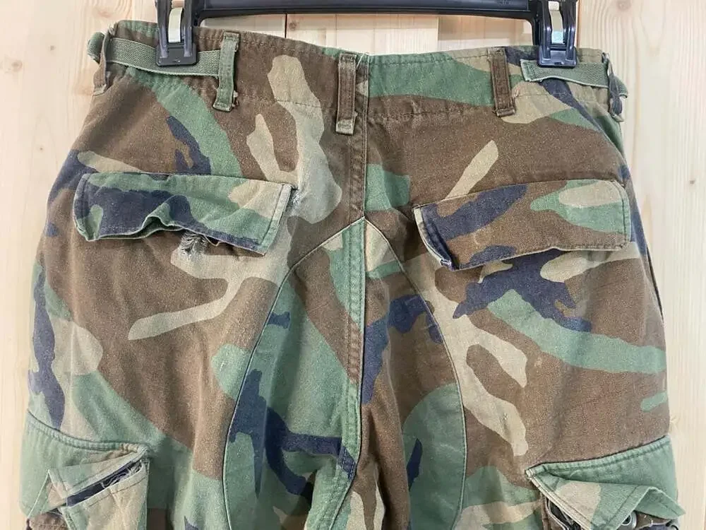 US Army Woodland Camouflage Combat Cargo Pants 30 x 30
